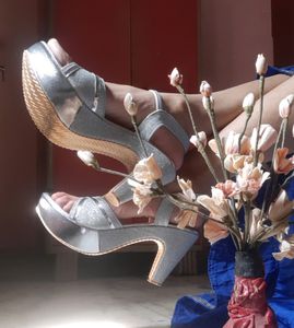 Shimmery Silver Heels ~modern cindrella~❄