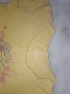Yellow Graphic Tee