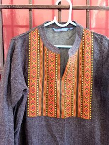 Embroidered Tunic Top