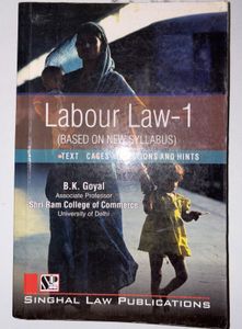Labour Law-1 Dukki - IP University Syllabus
