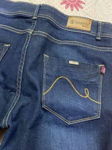 Ripped / Distressed Navy Blue Jeans