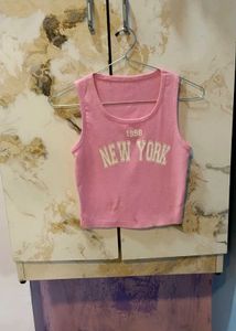 Pink New York Tank Top