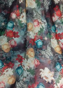 Floral Print Skirt