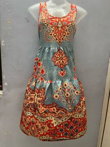 Floral Print Sleeveless Dress