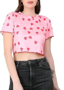 StreetStyleStore Pink Crop top
