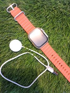 T800 Ultra Smartwatch Orange Strap