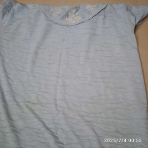 Floral Embroidery Nighty