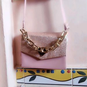 Beautiful Pink 🩷 Glitter Sling Bag