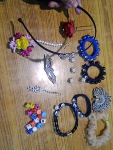 13 Combo of Hair Accessories Beautiful Bundle