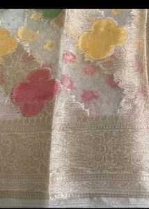 New Organza Saree With Blouse Fabric