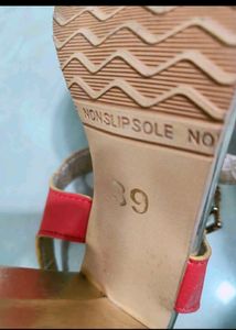 Red Golden Heels
