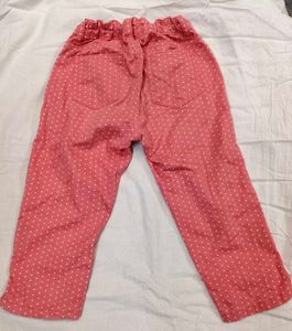 Cute Polka Dot Capri Pants