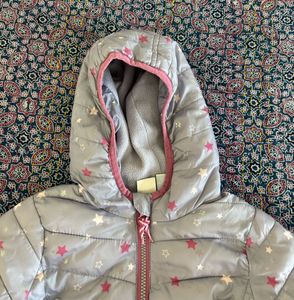 Kids Puffer Jacket with stars