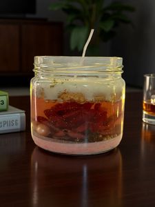 rose jar candle