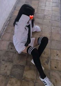 Striped Thigh High Socks