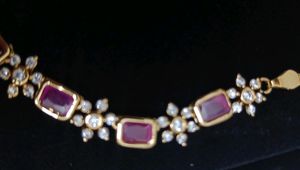 Avon Brand New Branded Ruby Necklace Set