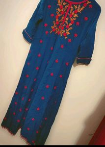 Blue Kurti For Girl Or Woman 36 Bust
