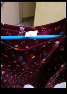 Printed Crepe Top