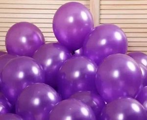 Purple Metalic Balloons