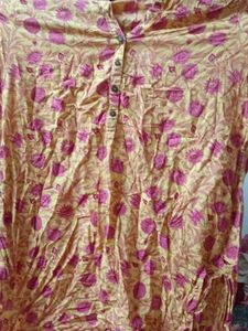 Floral Print Kurta