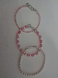 barbie beaded bracelet set 💘🎀⛪️🧼