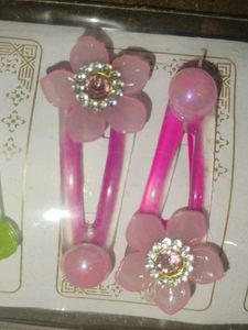Flower Hair Clips - Set of 5