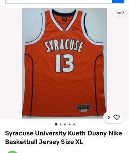 Nike Syracuse Basketball Jersey