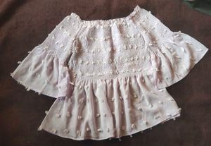 Lilac Off-Shoulder Top