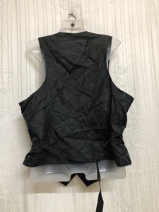 Black Wool Waistcoat