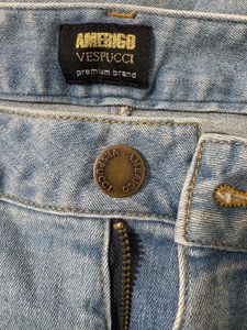 Amerigo Vespucci Camo Patch Baggy Jeans