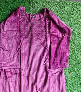 New Valvet Kurta Set 40 Size