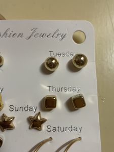 Brand New Golden Earrings Set