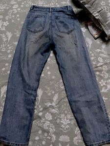 Light Wash High Waisted Wide Leg Jeans