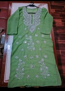🆕 Chikankari Kurti
