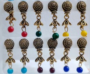 New Designer Pearl Work Oxidized Gold Jh