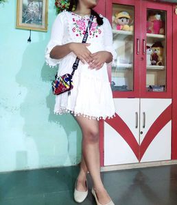 💮Boho Embroidered White 👗