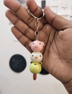 🍡 Dango Animal Trio Charm
