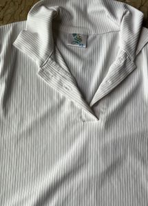 White Polo Top