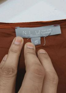 Velvet Crop Top Size S