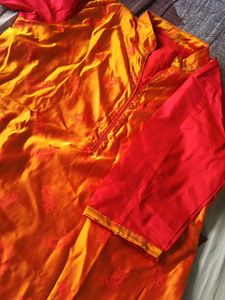 Elegant Orange Kurta