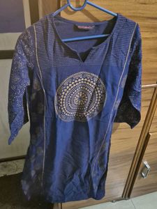 Navy Blue Kurta