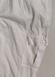 White Casual Women's trousers