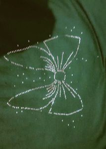 Emerald Green Bow Embellished Top