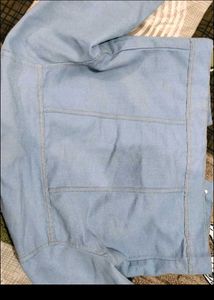 Denim Jacket Bust 28/30 Size S New No Coin