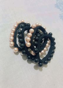 Pearl Rope Band Rubber Hair Accessory