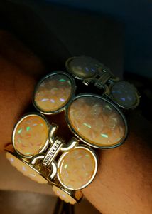 Chunky Bracelet✨️ Off White and Golden