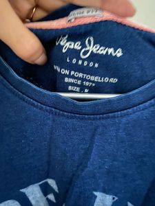 Pepe Jeans Blue Graphic T-Shirt