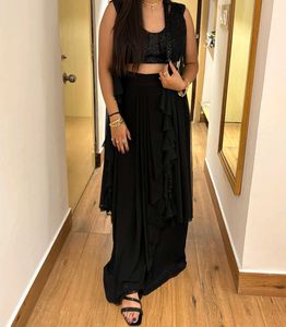 Trending Black Three-piece Set