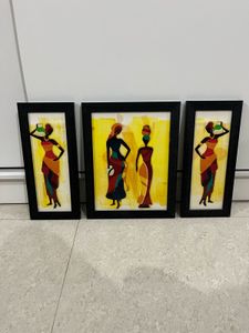 African Women Art - Set of 3