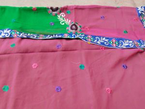 Embroidered Saree. Offer Price